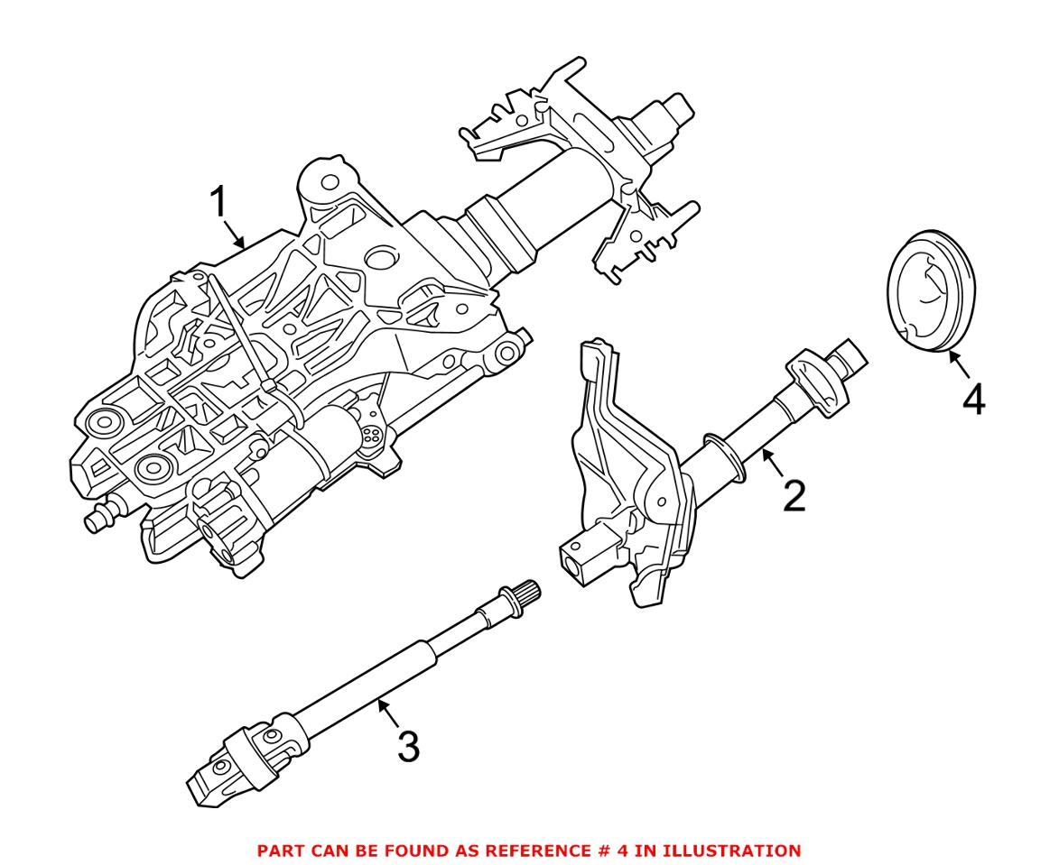 BMW Steering Column Shaft Seal 32306778137